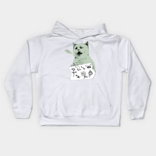 tattoo cat Kids Hoodie